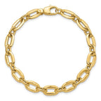 14K Polished Fancy Link Bracelet - Image 4