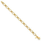 Leslie's 14K Polished Fancy Link Bracelet - Image 2