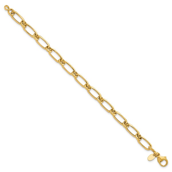 Leslie's 14K Polished Fancy Link Bracelet - Image 2