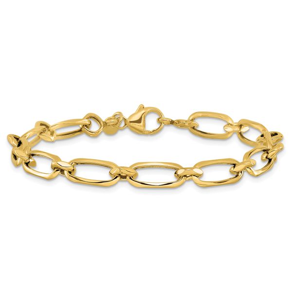 Leslie's 14K Polished Fancy Link Bracelet - Image 3