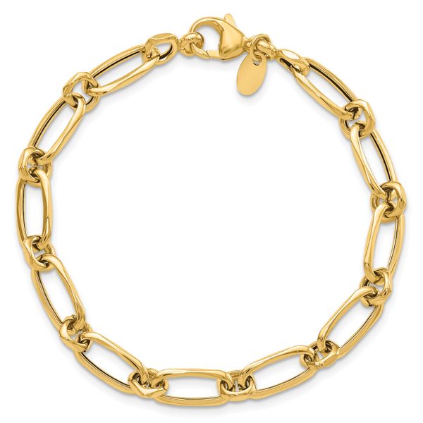 Leslie's 14K Polished Fancy Link Bracelet - Image 4