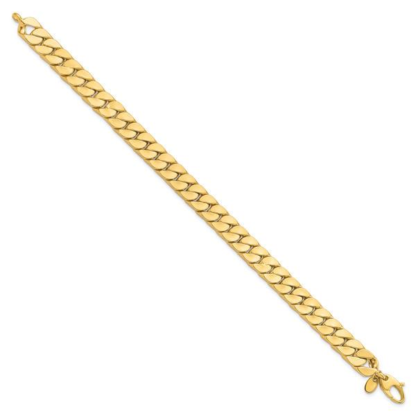 14K Polished Fancy Curb Bracelet - Image 2