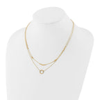 Leslie's 14k Polished Double Layer Necklace - Image 3