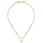 Leslie's 14k Polished Double Layer Necklace - Image 4