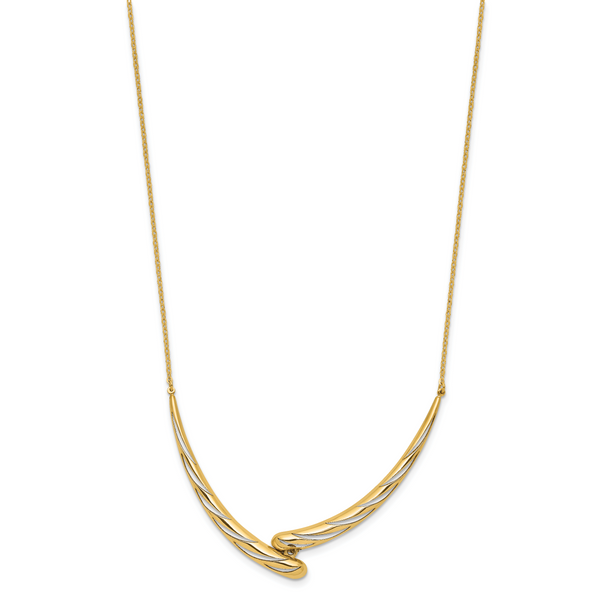 14k Polished Necklace - Image 2