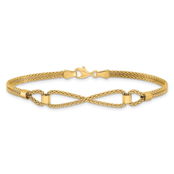 Leslie's 14K Polished 2 Strand Fancy Bracelet - Image 3