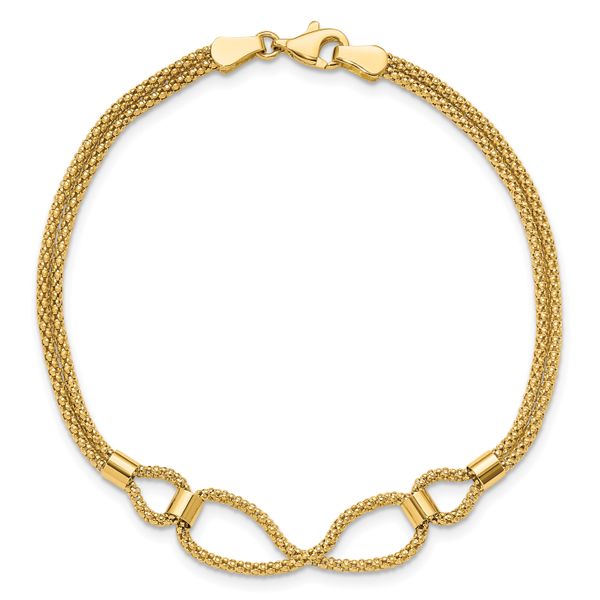 Leslie's 14K Polished 2 Strand Fancy Bracelet - Image 4