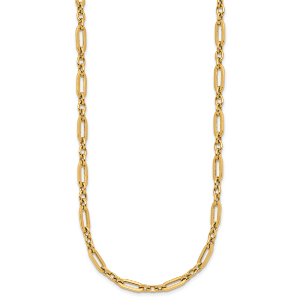 Leslie's 14K Polished Fancy Link Necklace - Image 2