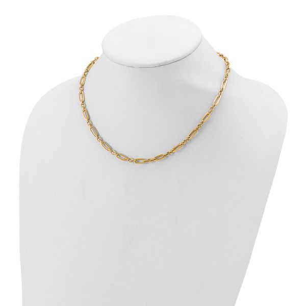 Leslie's 14K Polished Fancy Link Necklace - Image 3