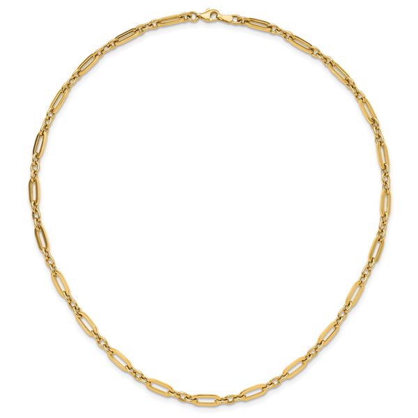 Leslie's 14K Polished Fancy Link Necklace - Image 4