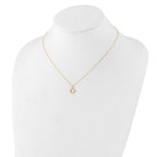 Leslie's 14K Polished Mother of Pearl Circle Necklace - Image 3