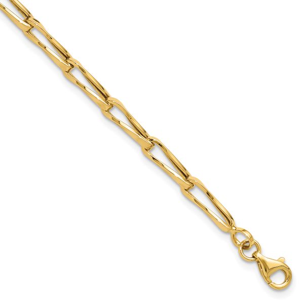 Leslie's 14K Polished Fancy Link Bracelet