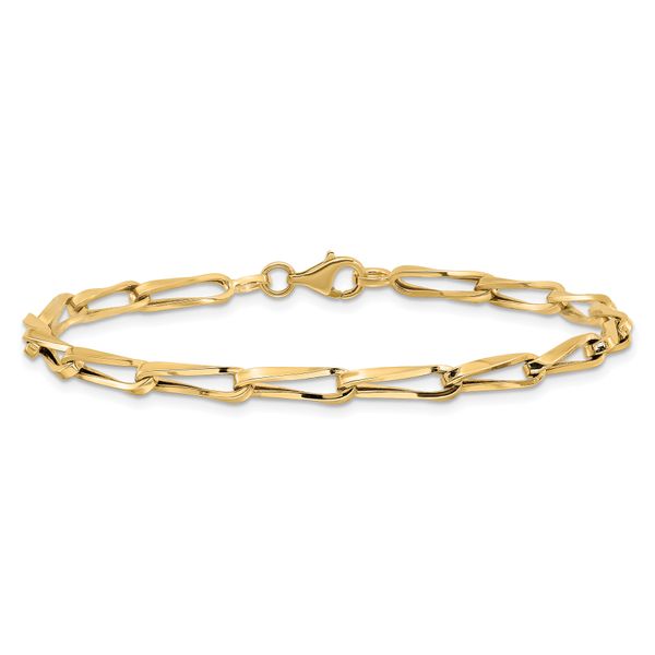 Leslie's 14K Polished Fancy Link Bracelet - Image 3