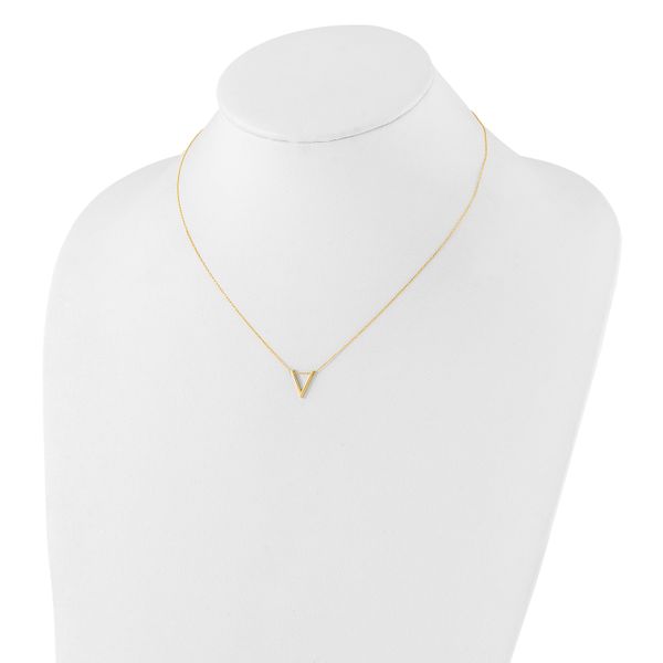 Leslie's 14K Polished V Necklace - Image 2