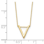 Leslie's 14K Polished V Necklace - Image 3