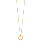Leslie's 14K Polished Circle Necklace - Image 2