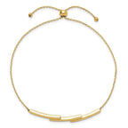 Leslie's 14K Polished Bar Adjustable Bracelet - Image 2