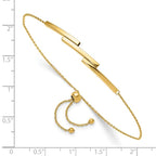 Leslie's 14K Polished Bar Adjustable Bracelet - Image 3