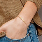 Leslie's 14K Polished Bar Adjustable Bracelet - Image 4