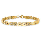 Leslie's 14K Polished Fancy Link Bracelet - Image 3