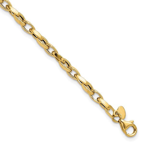 Leslie's 14K Polished Fancy Link Bracelet