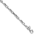 Leslie's 14K White Gold Polished Fancy Link Bracelet