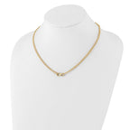 14K Polished 2-Strand Infinity Necklace - Image 3