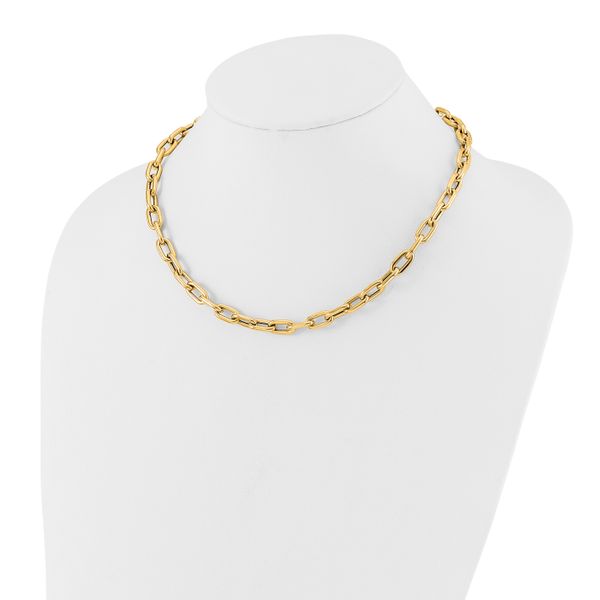 Leslie's 14K Polished Fancy Toggle Link Necklace - Image 3