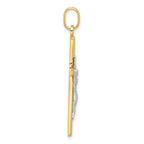 Leslie's 14K Two-tone Polished Crucifix Pendant - Image 2