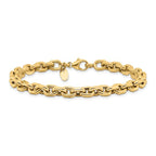 Leslie's 14K Polished Fancy Link Bracelet - Image 3