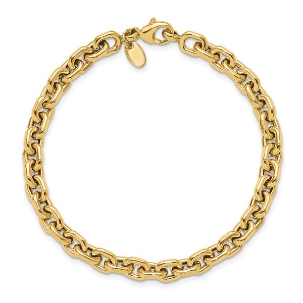 Leslie's 14K Polished Fancy Link Bracelet - Image 4