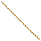 14K Polished Fancy Link Bracelet - Image 2