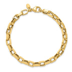 14K Polished Fancy Link Bracelet - Image 4