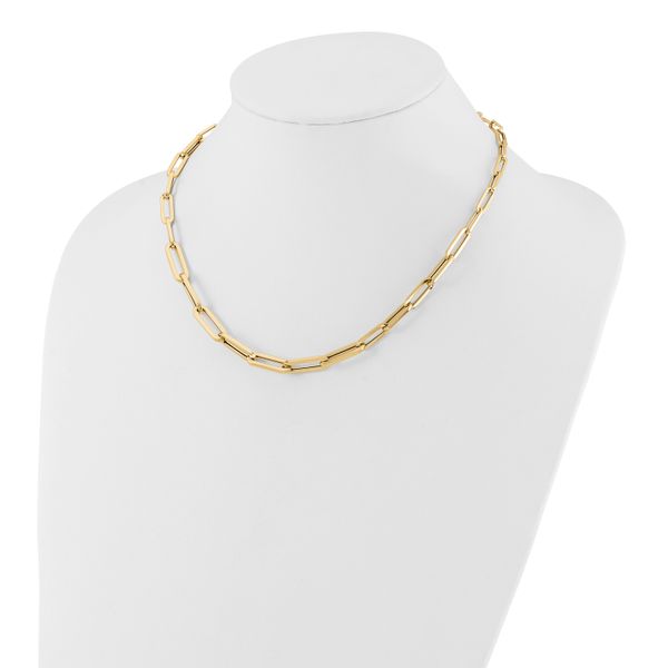Leslie's 14K Polished Fancy Link Necklace - Image 3