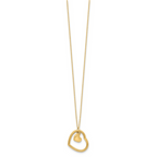 Leslie's 14K Polished Heart Pendant Necklace - Image 2