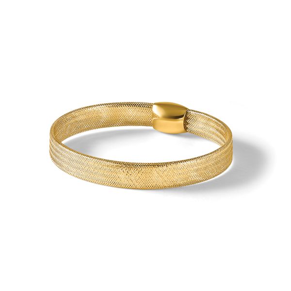 Leslie's 14K Mesh Slip-on Stretch Bracelet - Image 4