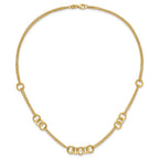 Leslie's 14K Polished 2-strand with Circles Necklace - Image 4