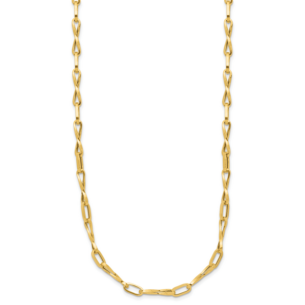 Leslie's 14K Polished Fancy Twisted Link Necklace - Image 2