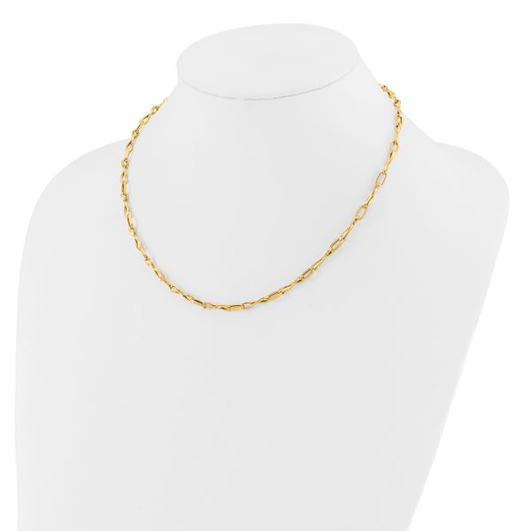 Leslie's 14K Polished Fancy Twisted Link Necklace - Image 3
