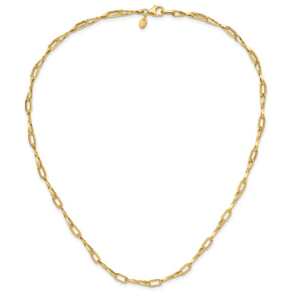 Leslie's 14K Polished Fancy Twisted Link Necklace - Image 4