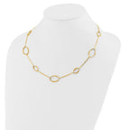 Leslie's 14k Polished Oval Link 20in Necklace - Image 3