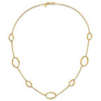 Leslie's 14k Polished Oval Link 20in Necklace - Image 4