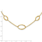 Leslie's 14k Polished Oval Link 20in Necklace - Image 5
