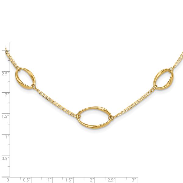 Leslie's 14k Polished Oval Link 20in Necklace - Image 5