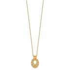 Leslie's 14k Polished D/C 16in w/2.25in ext. Necklace - Image 2