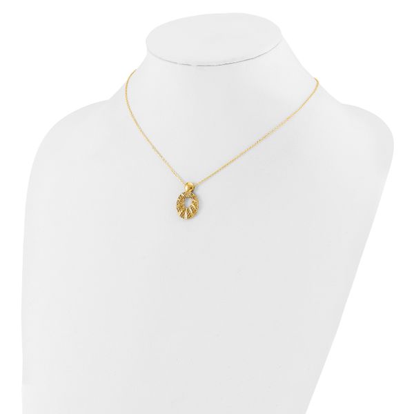 Leslie's 14k Polished D/C 16in w/2.25in ext. Necklace - Image 3
