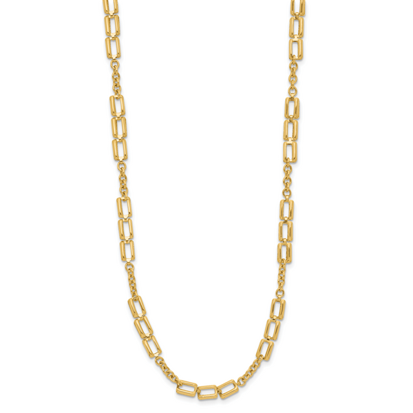 Leslie's 14K Polished Fancy Link Necklace - Image 2