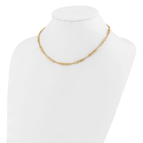 Leslie's 14K Polished Fancy Link Necklace - Image 3