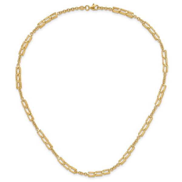 Leslie's 14K Polished Fancy Link Necklace - Image 4