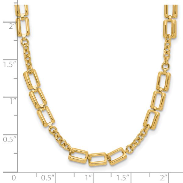 Leslie's 14K Polished Fancy Link Necklace - Image 5